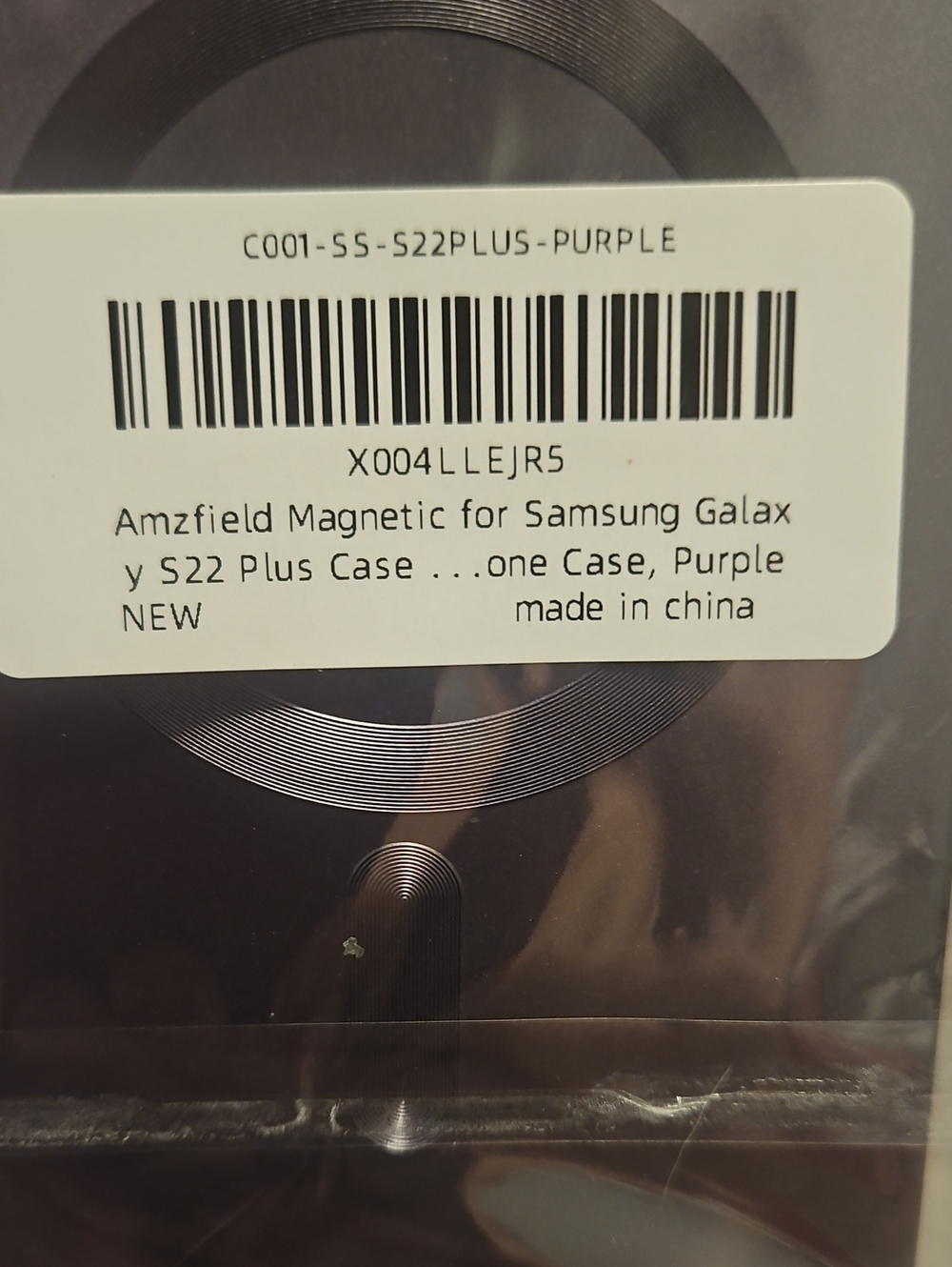 Magnetic Phone Case for Samsung S22 Plus - Purple